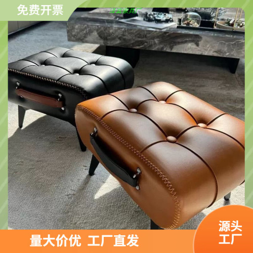 輕奢高級感小凳子客廳茶幾沙發凳家用矮凳腳踏腳凳換鞋凳門口皮墩 輕奢高級感小凳子客廳茶幾沙發凳家用矮凳腳踏腳凳換鞋凳門口皮墩