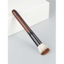 香捨玫瑰紅松鼠毛點彩刷腮紅刷一支裝超柔軟面部化妝刷純手工製作