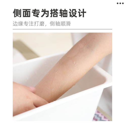 High's海斯泡手盆全手部護理盆美甲工具碗長方形塑膠護理盆泡手碗