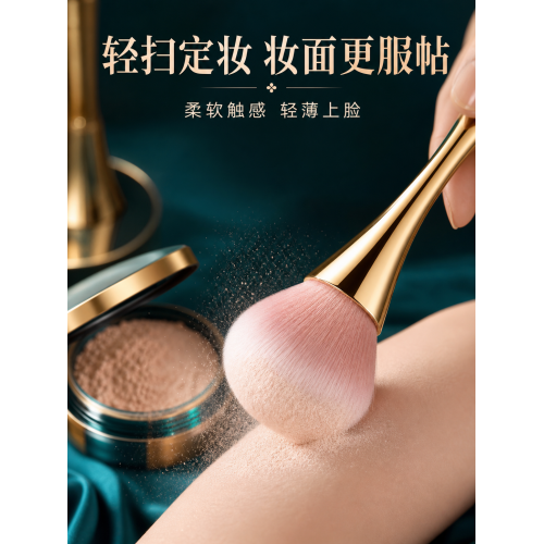 韓國輕奢散粉刷上妝自然柔軟毛蓬松腮紅刷超大號定妝刷散粉刷套裝
