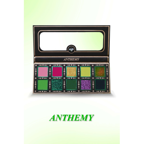 Anthemy【碧蛇凝眸】十色/變色龍眼影盤/絲綢鏡面變色龍