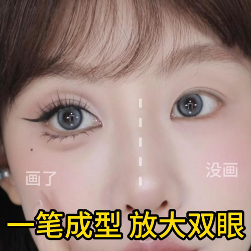 雙頭極細眼線膠筆刀鋒刷防水防汗持久不暈染眉筆二合一新手初學者 雙頭極細眼線膠筆刀鋒刷防水防汗持久不暈染眉筆二合一新手初學者