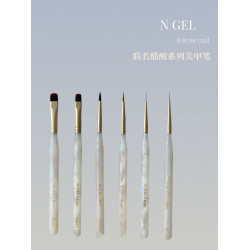 N GEL&rose nail玫瑰聯名醋酸系列美甲筆美甲筆刷