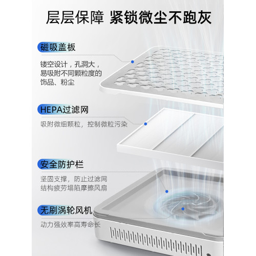 2025年新款超長續航蓄電無刷渦輪美甲吸塵器靜音大吸力美甲店專用