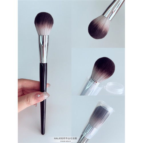 帶蓋子腮紅刷90號軟毛圓頭散粉刷粉餅刷化妝刷點彩刷修容刷 帶蓋子腮紅刷90號軟毛圓頭散粉刷粉餅刷化妝刷點彩刷修容刷