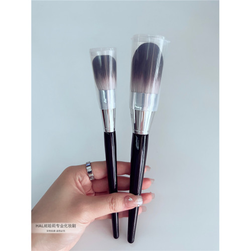 帶蓋子腮紅刷90號軟毛圓頭散粉刷粉餅刷化妝刷點彩刷修容刷 帶蓋子腮紅刷90號軟毛圓頭散粉刷粉餅刷化妝刷點彩刷修容刷