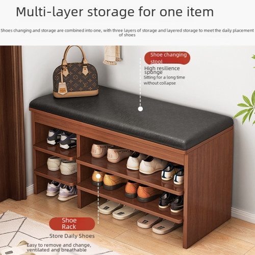 入戶多層鞋櫃可坐式換鞋凳家用門口穿鞋凳小戶型鞋架多功能換鞋櫃 入戶多層鞋櫃可坐式換鞋凳家用門口穿鞋凳小戶型鞋架多功能換鞋櫃