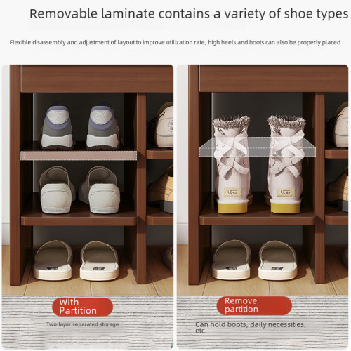入戶多層鞋櫃可坐式換鞋凳家用門口穿鞋凳小戶型鞋架多功能換鞋櫃 入戶多層鞋櫃可坐式換鞋凳家用門口穿鞋凳小戶型鞋架多功能換鞋櫃