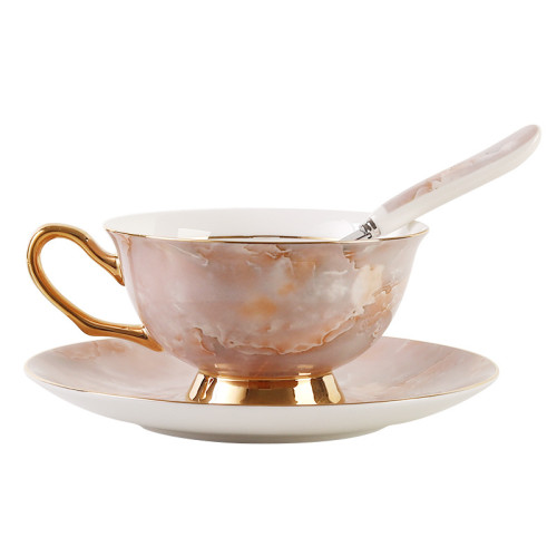 歐式骨瓷咖啡杯套裝陶瓷簡約杯碟水杯杯子英式下午茶具茶杯 歐式骨瓷咖啡杯套裝陶瓷簡約杯碟水杯杯子英式下午茶具茶杯