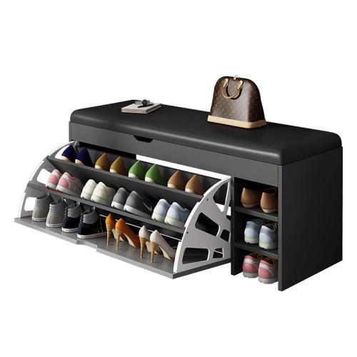 鞋架家用門口可坐鞋櫃坐凳一體多層翻鬭收納入戶進門室內換鞋凳 鞋架家用門口可坐鞋櫃坐凳一體多層翻鬭收納入戶進門室內換鞋凳