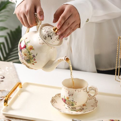 歐式咖啡杯套裝英式下午茶茶具花茶杯子精緻家用陶瓷水杯結婚水具