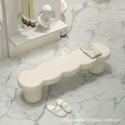 服裝店衣帽間休息長條凳沙發凳長凳床尾凳臥室皮革換鞋凳家用凳