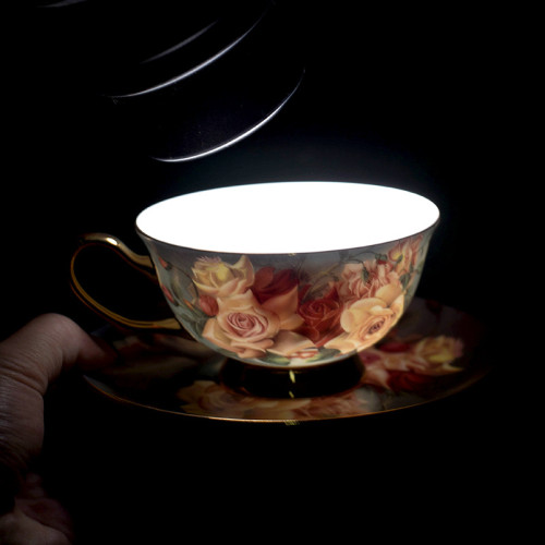 玫瑰之約英式茶壺咖啡杯碟套裝精緻下午茶高顔值咖啡杯花茶壺水杯 玫瑰之約英式茶壺咖啡杯碟套裝精緻下午茶高顔值咖啡杯花茶壺水杯
