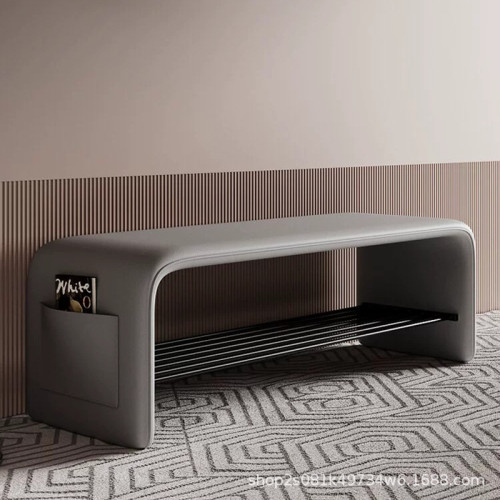 進門可坐穿鞋櫃一體入戶臥室床尾長條凳門口換鞋凳家用輕奢高級感 進門可坐穿鞋櫃一體入戶臥室床尾長條凳門口換鞋凳家用輕奢高級感