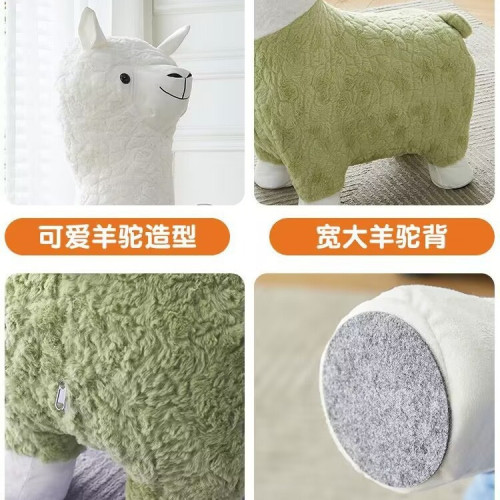創意羊駝凳子板凳動物坐凳客廳小朋友椅子卡通落地座椅換鞋凳 創意羊駝凳子板凳動物坐凳客廳小朋友椅子卡通落地座椅換鞋凳