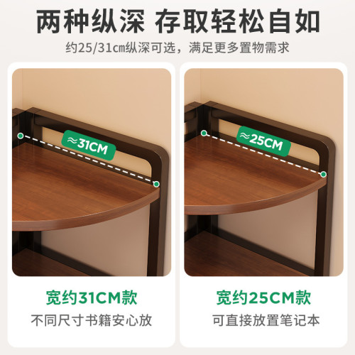 書架桌面置物架辦公室桌上轉角收納架牆角分層三角架簡易桌上書櫃 書架桌面置物架辦公室桌上轉角收納架牆角分層三角架簡易桌上書櫃