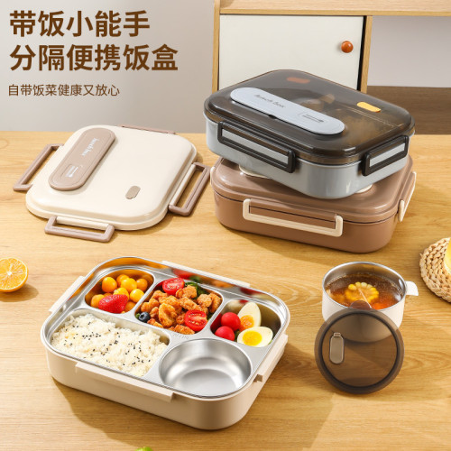 飯盒大容量不漏316食品級材質分格不串味帶碗可進微波爐保溫飯盒