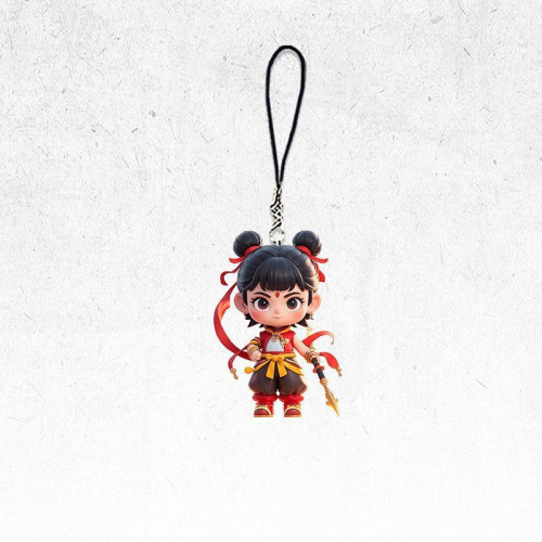 哪吒2手機鏈亞克力書包掛件包包鏈條禮品魔童閙海可愛手機殼裝飾