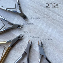 丁茜DINGXI新款3mm俄式小刀口去死皮鉗子修手甲6619剪刀專業工具