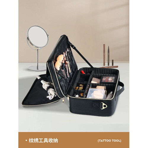 OBOX新款紋綉師專用收納工具箱大容量可攜式美甲紋眉甲油膠光療燈