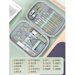 德國品質指甲刀套裝指甲剪家用男女專用修腳工具修甲刀鉗子18件套