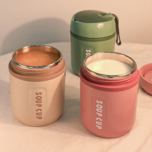 保溫杯裝粥早餐杯帶蓋勺豆漿杯家用可攜式外帶湯杯壺水杯女新款2024 保溫杯裝粥早餐杯帶蓋勺豆漿杯家用可攜式外帶湯杯壺水杯女新款2024