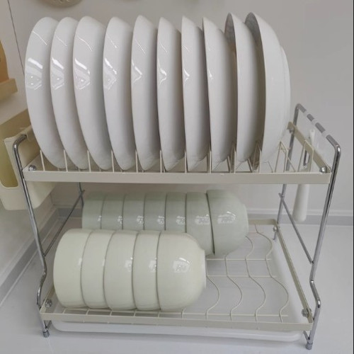 廚房碗碟瀝水架家用台面多功能碗櫃放碗置物架筷子盒碗盤收納架子 廚房碗碟瀝水架家用台面多功能碗櫃放碗置物架筷子盒碗盤收納架子