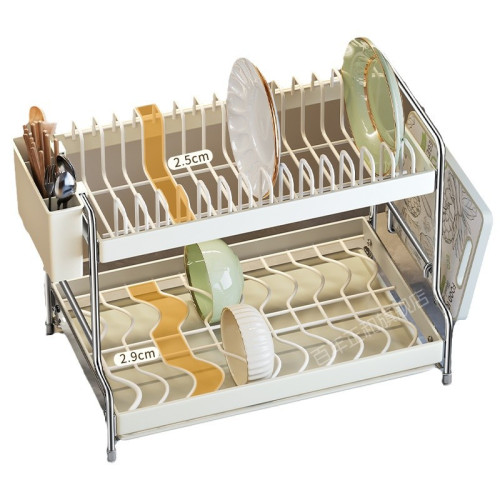 廚房碗碟瀝水架家用台面多功能碗櫃放碗置物架筷子盒碗盤收納架子 廚房碗碟瀝水架家用台面多功能碗櫃放碗置物架筷子盒碗盤收納架子