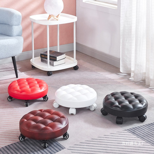 美縫凳家用帶輪小凳子靜音滑輪凳矮凳圓凳移動萬向輪換鞋凳客廳凳 美縫凳家用帶輪小凳子靜音滑輪凳矮凳圓凳移動萬向輪換鞋凳客廳凳