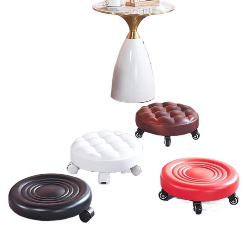 美縫凳家用帶輪小凳子靜音滑輪凳矮凳圓凳移動萬向輪換鞋凳客廳凳 美縫凳家用帶輪小凳子靜音滑輪凳矮凳圓凳移動萬向輪換鞋凳客廳凳