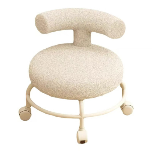 新款羊羔絨家用滑輪矮凳美縫美甲萬向輪小凳子兒童學步旋轉換鞋凳 新款羊羔絨家用滑輪矮凳美縫美甲萬向輪小凳子兒童學步旋轉換鞋凳