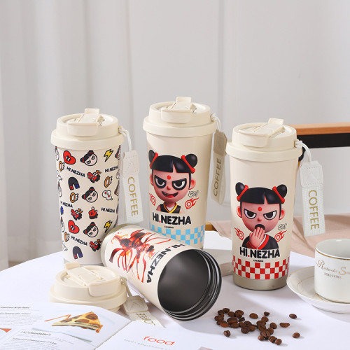 哪吒二魔童閙海雙飲吸管杯316不鏽鋼男女高顔值咖啡杯保溫杯 哪吒二魔童閙海雙飲吸管杯316不鏽鋼男女高顔值咖啡杯保溫杯