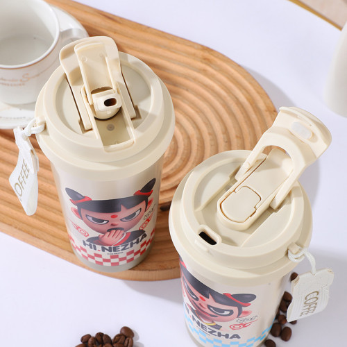 哪吒二魔童閙海雙飲吸管杯316不鏽鋼男女高顔值咖啡杯保溫杯 哪吒二魔童閙海雙飲吸管杯316不鏽鋼男女高顔值咖啡杯保溫杯