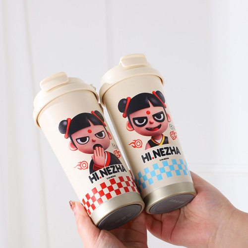 哪吒二魔童閙海雙飲吸管杯316不鏽鋼男女高顔值咖啡杯保溫杯 哪吒二魔童閙海雙飲吸管杯316不鏽鋼男女高顔值咖啡杯保溫杯