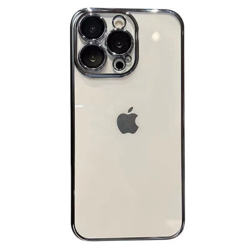高檔矽膠軟殼適用15蘋果14手機殼透明iphone13帶鏡頭膜12promax16