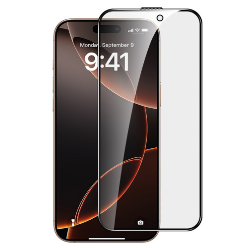 適用全屏16Pro防窺膜iphone16蘋果16Plus鋼化膜16promax手機膜