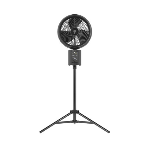 遙控風扇充電10寸家用循環扇戶外靜音大風力定時落地桌上型噴霧風扇
