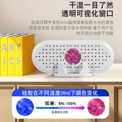 家用迷你除濕器宿捨臥室衣櫃鞋櫃靜音除濕防霉循環用吸濕器除濕盒