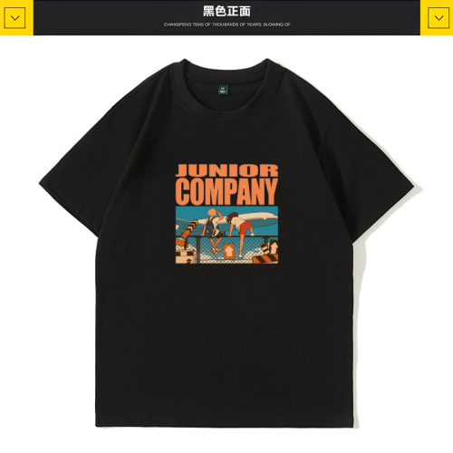 日系潮牌短袖男t恤寬松圓領印花半袖ins潮流休閒夏季學生情侶tee