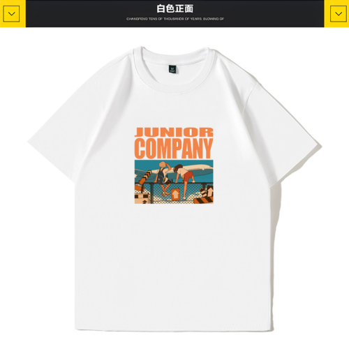 日系潮牌短袖男t恤寬松圓領印花半袖ins潮流休閒夏季學生情侶tee