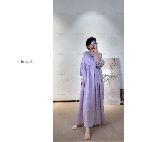 憶綿出品2625169“小春櫻紀”優雅氣質溫柔風甜美小衆設計連衣裙