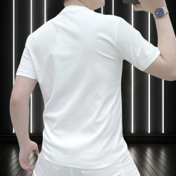 高級索羅娜短袖男士夏季美式復古休閒重磅純棉半袖時尚潮流男t恤