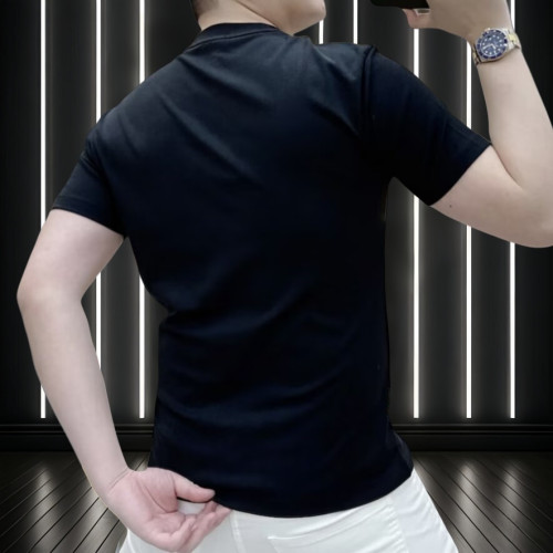 高級索羅娜短袖男士夏季美式復古休閒重磅純棉半袖時尚潮流男t恤