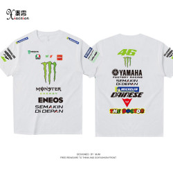 MOTOGP機車2022純棉瓦倫蒂諾羅西摩托賽車手衣服夏男T恤短袖上衣
