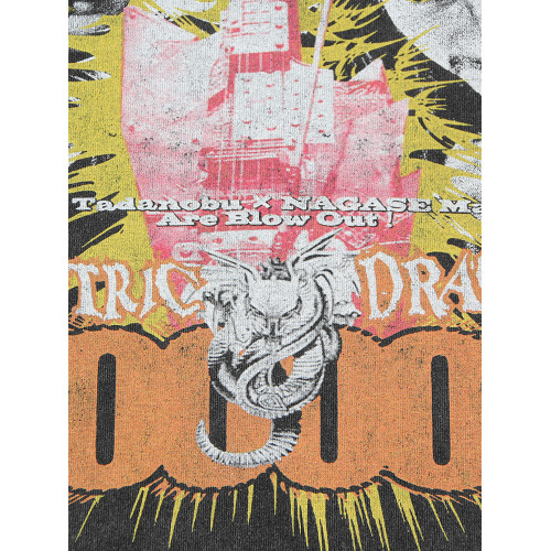 壞品味8萬伏特霹靂神龍Electric Dragon 80000V電影邪典短袖男T恤