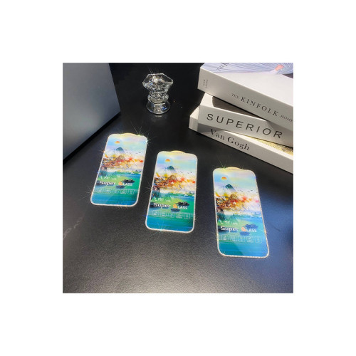 夜光高清 適用蘋果15PRO鑽石鋼化膜iphone15ProMax夜光手機保護膜