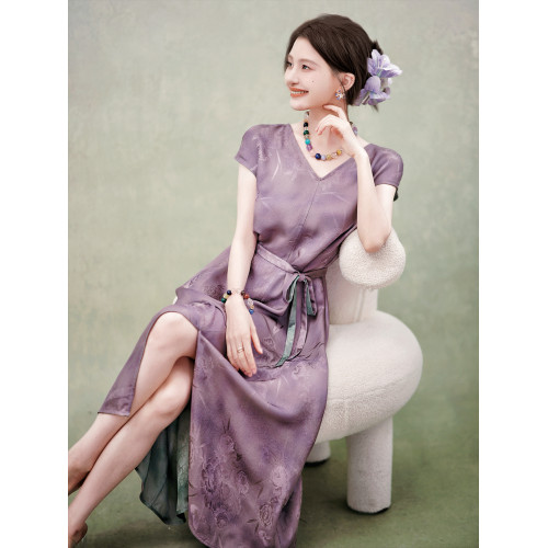 趙大喜｜易如反掌花蘿系列連衣裙｜雙面2色雙穿連衣裙25無袖長裙