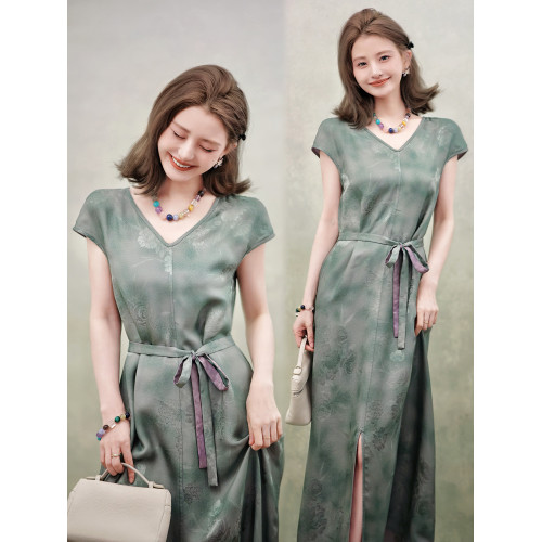 趙大喜｜易如反掌花蘿系列連衣裙｜雙面2色雙穿連衣裙25無袖長裙