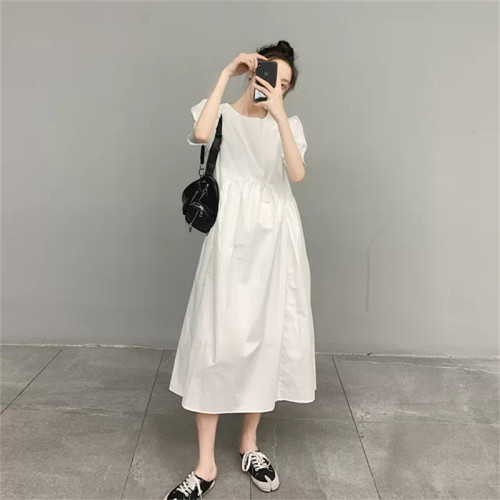 冰感抗皺襯衫連衣裙女2025夏季新款收腰顯瘦長裙氣質高級感裙子
