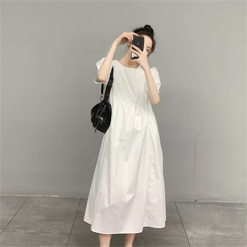 冰感抗皺襯衫連衣裙女2025夏季新款收腰顯瘦長裙氣質高級感裙子